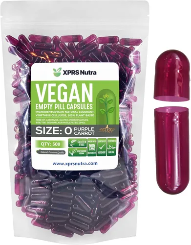 Miniatura 13 de XPRS Nutra Cápsulas vacías de tamaño 0 – 100 cápsulas veganas vacías transparentes – Píldora vegetariana – Llenado de cápsulas vegetales