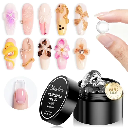 Miniatura 10 de MelodySusie 2 capas superiores de gel mate de 0.5 onzas líquidas, fórmula resistente al polvo, curable UV de larga duración para detalles de pintura