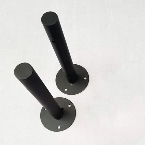 Miniatura 5 de Soporte de estante redondo flotante montado en la pared, juego de 2 soportes de estantería de almacenamiento y organización, soportes rústicos