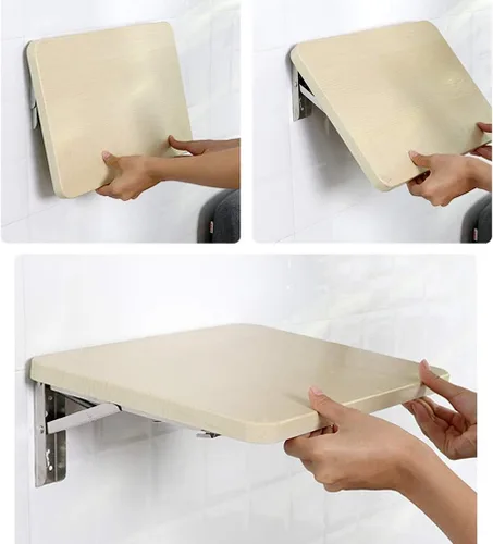 Miniatura 4 de mesa plegable flotante de madera montado en la pared, escritorio para ordenador portátil, mesa infantil, mesa de trabajo, mesa de comedor