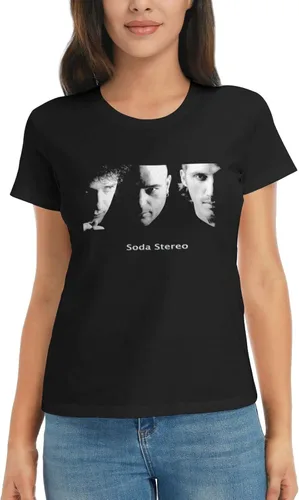 Miniatura 6 de Soda Stereo T Shirt Woman's Summer Tee Casual Short Sleeve T-Shirts