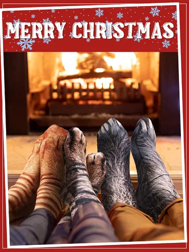 Miniatura 5 de 10 pares de calcetines de pata de animal de Navidad, novedosos calcetines impresos en 3D, calcetines de pies de animales para mujeres, hombres