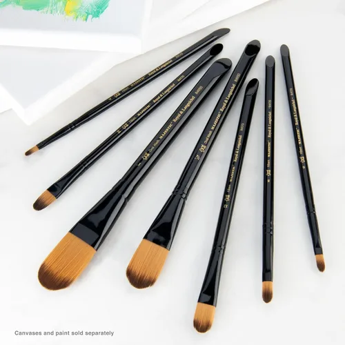 Miniatura 3 de Royal & Langnickel Majestic Filbert and Oval Wash Artist - Juego de brochas (7 piezas)