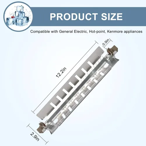 Miniatura 5 de AMI PARTS WR51X10055 Kit de calentador de descongelación para refrigerador, sensor de temperatura WR55X10025, termostato de límite alto WR50X10068