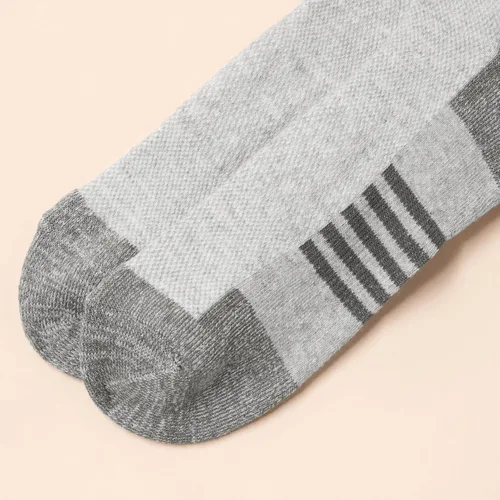 Miniatura 4 de Tienda Essentials Calcetines de algodón de alto rendimiento para hombre con control de humedad, atléticos, transpirables, 6 pares