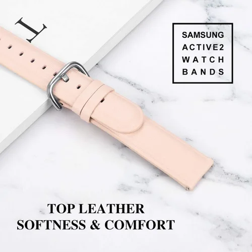Miniatura 3 de 200 correas compatibles con Fossil Julianna Hr, correa de repuesto de piel auténtica suave clásica para Fossil Julianna HR/Fossil Carlyle Smartwatch