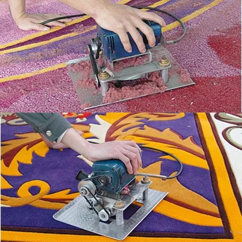 Miniatura 6 de Máquina de corte plana portátil para alfombra 500w 220v