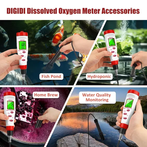 Miniatura 5 de Accesorios para medidor de oxígeno disuelto, solución de calibración para medidor de oxígeno disuelto solución electrolítica solución de membrana