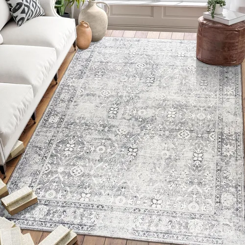 Miniatura 48 de ReaLife Rugs Alfombra pasillo lavable a máquina - Sala de estar, dormitorio, baño, cocina, entrada, oficina - Acolchada de pelo bajo, resistente a
