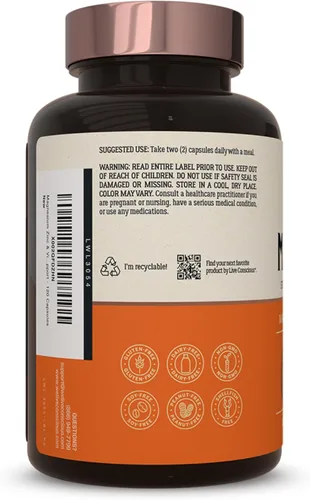 Miniatura 9 de Live Conscious Magwell Magnesio, Zinc y Vitamina D3 - Glicinato de magnesio, malato y citrato - Suplemento triple para mujeres y hombres