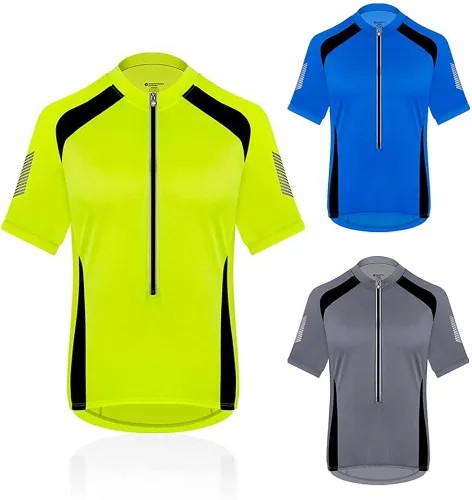 Miniatura 9 de Aero Tech Men's USA Elite Coolmax 3M Reflective USA Cycling Jersey