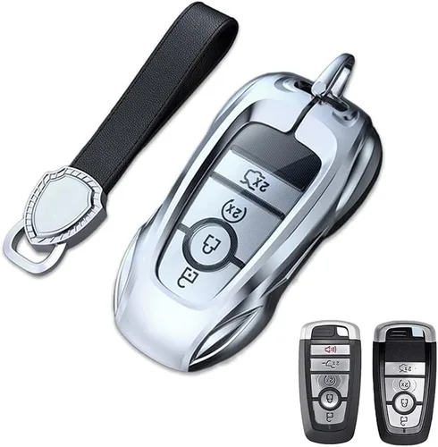 Miniatura 10 de Funda de metal de aleación de zinc para Ford Fusion F150 F250 F350 F450 F550 Edge Explorer Escape Mustang