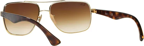 Miniatura 6 de Ray-Ban RB3483 - Gafas de sol cuadradas de metal para hombre