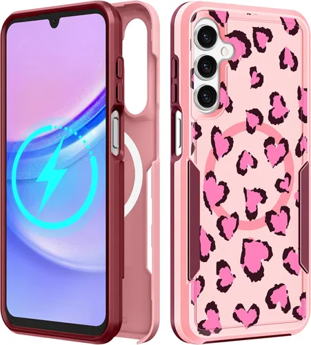 Miniatura 55 de Funda para Moto G 5G 2024 – Compatible con MagSafe para mujeres y niñas, bonita funda protectora magnética para teléfono, diseño femenino Kawaii