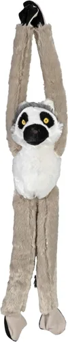 Miniatura 2 de Wild Republic Ecokins - Lémur colgante con cola de anillo, animal de peluche, 22 pulgadas, regalo para niños, juguete de peluche, hecho de botellas