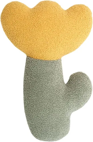 Miniatura 13 de vctops Cojín decorativo de algodón con borlas y estilo bohemio arco iris con relleno de almohada para sofá, cama, sala de estar