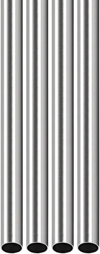 Miniatura 9 de DTGN Tubo de acero inoxidable 304 de 0.276 in x 0.008 in x 9.843 in (ODxWall TxL) - Paquete de 4 - Bueno para equipos de maquinaria - Tubos de metal