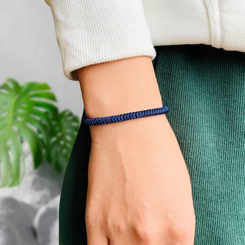 Miniatura 46 de Pulseras tibetanas hechas a mano con cuerda roja para él y ella, pulsera de la amistad, pulsera de la amistad, hilo negro y rojo para protección