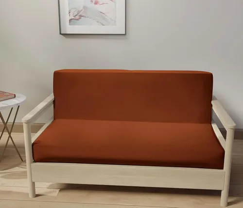 Miniatura 11 de LANE LINEN Fundas para futón de tamaño completo, fundas elásticas 100% algodón, funda de colchón de tamaño completo para sofá cama de futón, funda