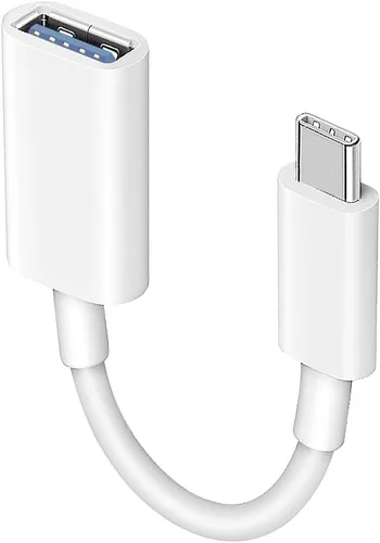 Adaptador USB C a USB, tipo C macho a USB hembra OTG, adaptador Thunderbolt3, compatible con iPhone 16 Pro Max/16 Plus/16/15, iPad Pro, MacBook