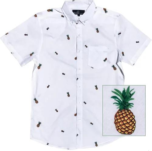 Miniatura 33 de Molokai Surf - Camisas hawaianas de manga corta con botones y corte ajustado