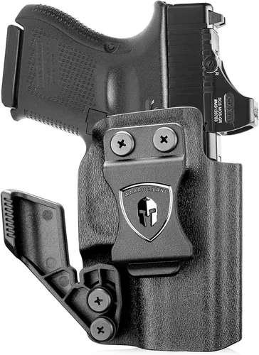 Miniatura 9 de Funda WARRIOLAND IWB de Kydex con corte óptico y garra, ajuste selecto para Glock 17/19/ 19X/ 43X/ 26/MOS, P365/P365X/ P365XL/ P320, Hellcat