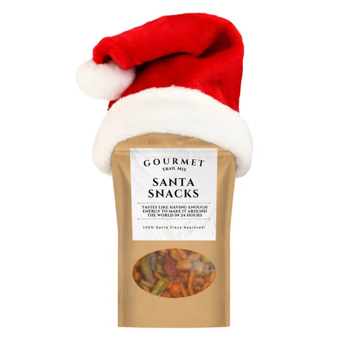 Miniatura 7 de Mezcla de frutos secos gourmet de Santa Snacks – Mezcla de aperitivos picantes de primera calidad para hombres y mujeres – Divertidas cestas