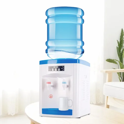 Dispensador de enfriador de agua - Dispensador de agua de carga superior - Dispensador eléctrico de escritorio caliente y fría, 3 ajustes de