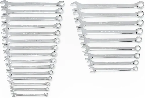 Miniatura 3 de GEARWRENCH 81902 Juego de llaves combinadas de 15 piezas de 12 puntos, patrón largo, métrico