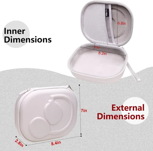 Miniatura 4 de LTGEM Funda rígida de EVA para JBL Live 770NC/660NC/650BT/460NC/670NC/400BT/500BT y JBL Tune Blanco
