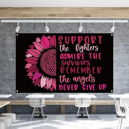Miniatura 5 de Telón de fondo de concientización sobre el cáncer de mama para fotografía sobre el cáncer de mama, decoración de cinta rosa de octubre, decoración