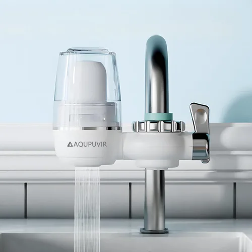 Miniatura 2 de Sistema de filtro de agua para fregadero para grifo de cocina, reduce el plomo, el cloro, el mal sabor y el olor, alta capacidad de 320 galones