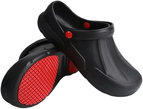 Zapatos de chef para hombres y mujeres, zapatos de cocina antideslizantes, zapatos de trabajo impermeables a prueba de aceite, resistentes al agua,