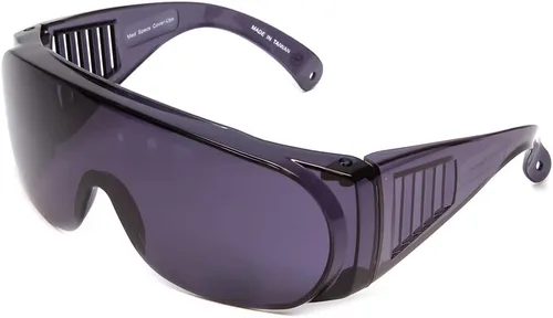 Miniatura 13 de Calabria 1003 Gafas de seguridad grandes que se ajustan sobre anteojos graduados Fitover para hombres y mujeres, envolventes, tintadas, Anaranjado