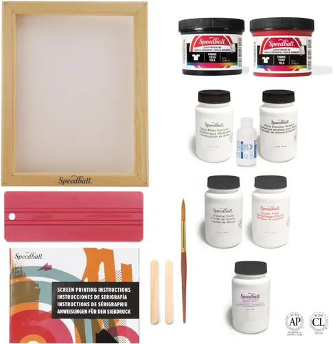 Miniatura 6 de Speedball, conjunto intermedio para serigrafía.