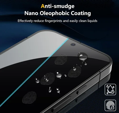 Miniatura 5 de Paquete de 2 + 2 protectores de pantalla de privacidad para Google Pixel 10 con 2 protectores de lente de cámara, vidrio templado de dureza 9H