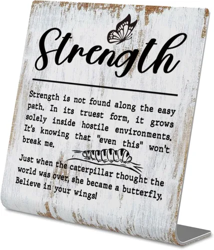 Miniatura 13 de Regalos de agradecimiento para mujeres y hombres, placa decorativa para oficina, regalos de reconocimiento con cita motivacional "En caso de que
