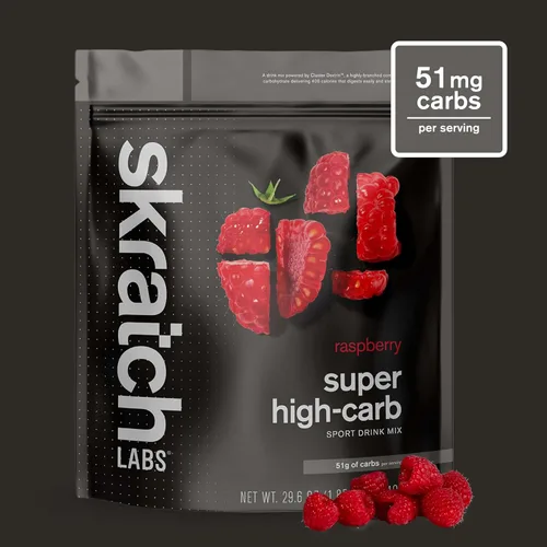 Miniatura 3 de Skratch Labs Polvo de hidratación súper alto en carbohidratos Polvo de carbohidratos con dextrina en racimo y electrolitos Bebida energética