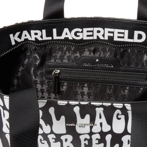 Miniatura 5 de Karl Lagerfeld Paris Bolso tote de mezclilla Hb para mujer, denim, talla única de EE. UU, Azul (Denim)