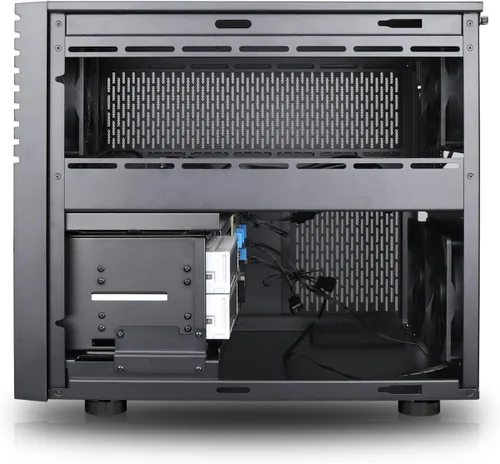 Miniatura 9 de Rosewill Hearth NAS Chasis de servidor Soporta hasta 6 x 3.5 HDD Hot Swap y 6 x 2.5 SSD Compatible con E-ATX Ventilador PWM de 0.197 x 4.724