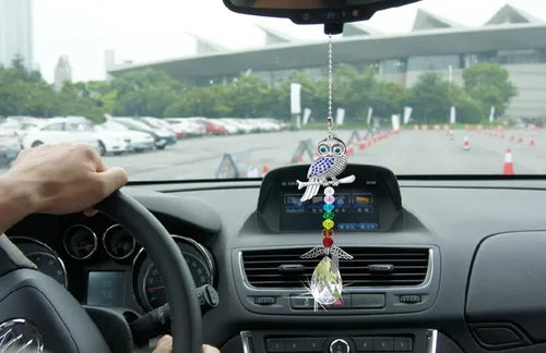 Miniatura 5 de Atrapasoles colgante de cristal para ventana y decoración del hogar, protección contra el mal de ojo azul y dije de buena suerte para automóvil