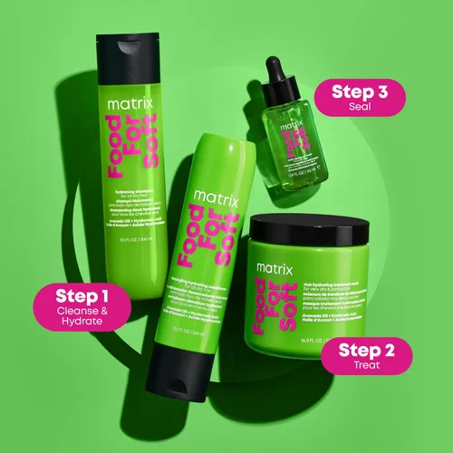 Miniatura 8 de MATRIX Food For Soft Hydrating Conditioner For Dry and Brittle Damaged Hair - Moisturizes, Softens & Smooths, With Avocado Oil & Hyaluronic Acid