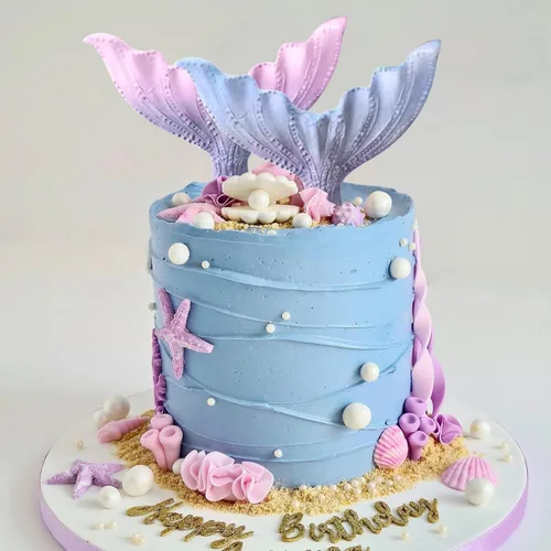 Miniatura 6 de Beasea Molde grande para cola de sirena, 1 paquete de silicona para fondant de cola de sirena para decoración de pasteles de azúcar de chocolate