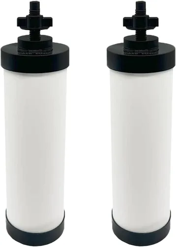 【Actualizado】Filtro de cerámica Virego con infusión de plata, repuesto para filtro de agua BB9-2, filtros de limpieza repetibles compatibles con el