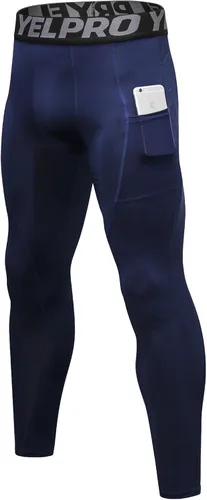 Miniatura 44 de SPVISE Pantalones de compresión para hombre, leggings para deportes, gimnasio, mallas atléticas frescas y secas, capa base para correr, fútbol