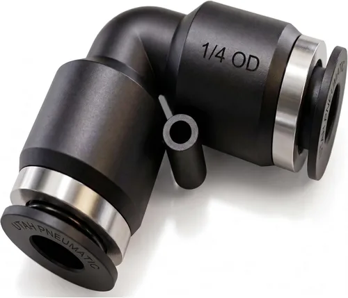 Miniatura 17 de Utah Pneumatic 1/2 Conexiones de empuje para conectar, codo de aire, línea de aire, unión de línea de aire, accesorios de conexión rápida, codo