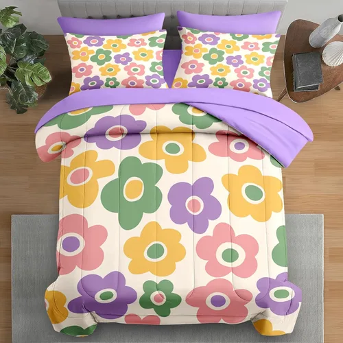 Miniatura 15 de Pamnest Juego de edredón tamaño Twin, juego de ropa de cama de mármol azul profundo de 5 piezas para niños y adultos, juegos de sábanas de piedra