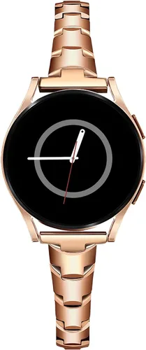 PlusRoc Correa de acero inoxidable compatible con Samsung Galaxy Watch 7 6 5 4 1.575 in 1.732 in/Watch 6 Classic 1.693 in 1.850 in/Watch 4 Classic