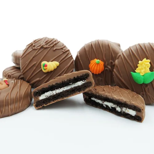 Miniatura 58 de Galletas de la marca Philadelphia Candies cubiertos por ambos lados de chocolate negro y con leche, y crema de cacahuete de la marca Nutter Butter