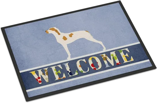 Miniatura 124 de Caroline's Treasures BB8321JMAT - Felpudo de bienvenida Berger Picard de 24 x 36 pulgadas, tapete azul para puerta delantera, para interiores